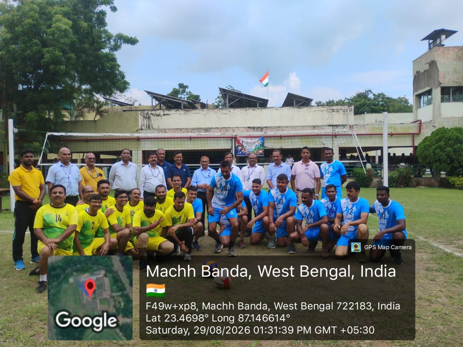 A DVC National Sports Day team photograph